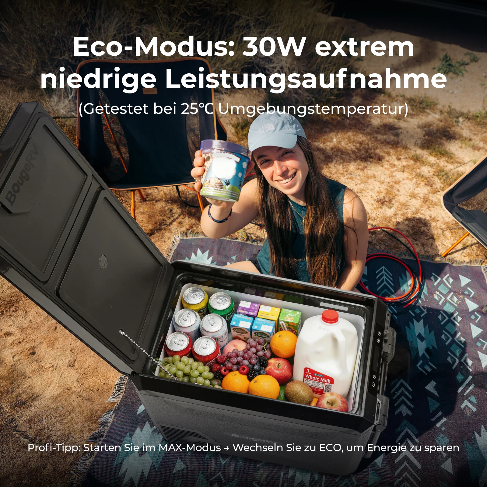 BougeRV Neuer ASPEN S50 12V 47 L tragbarer Kühlschrank (Ohne Rollen) - Image 10