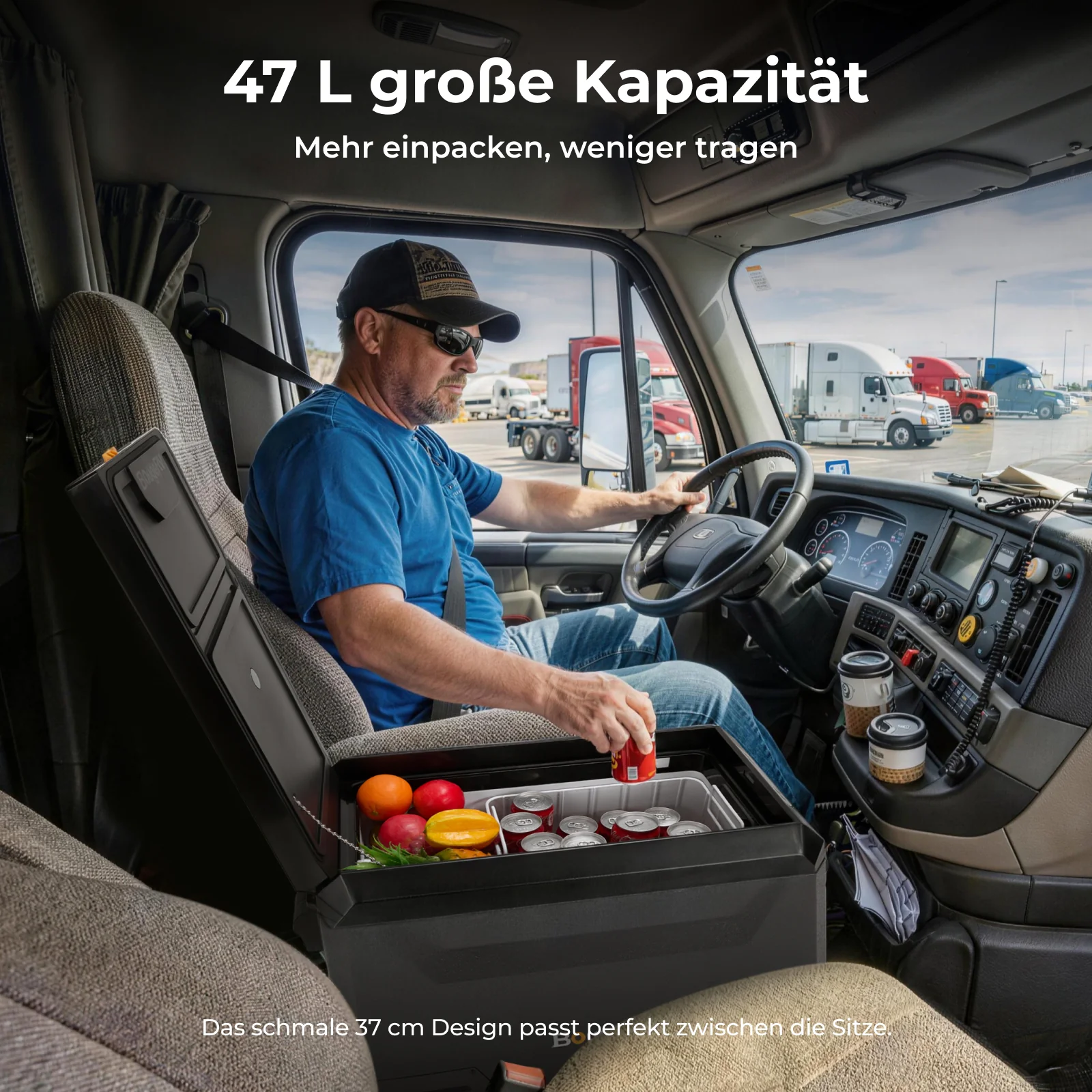 BougeRV Neuer ASPEN S50 12V 47 L tragbarer Kühlschrank (Ohne Rollen) - Image 6