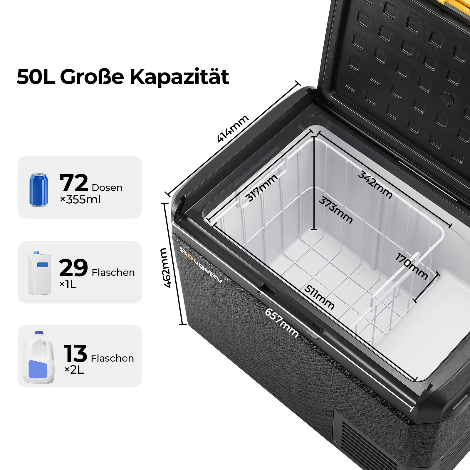 BougeRV CRS 50L Kompressor Kühlbox - Image 4