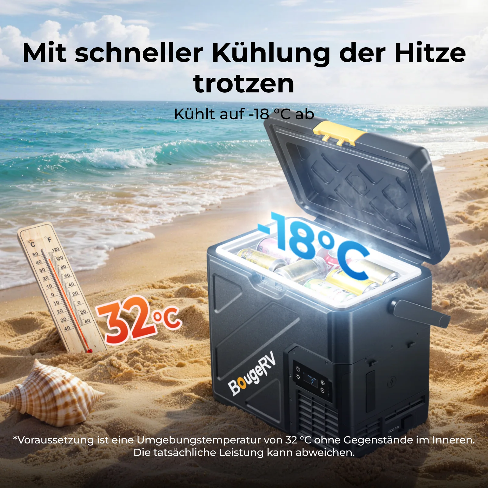 BougeRV Neuer CRH20 20L 12V tragbarer Autokühlschrank mit 240WH Akku - Image 3