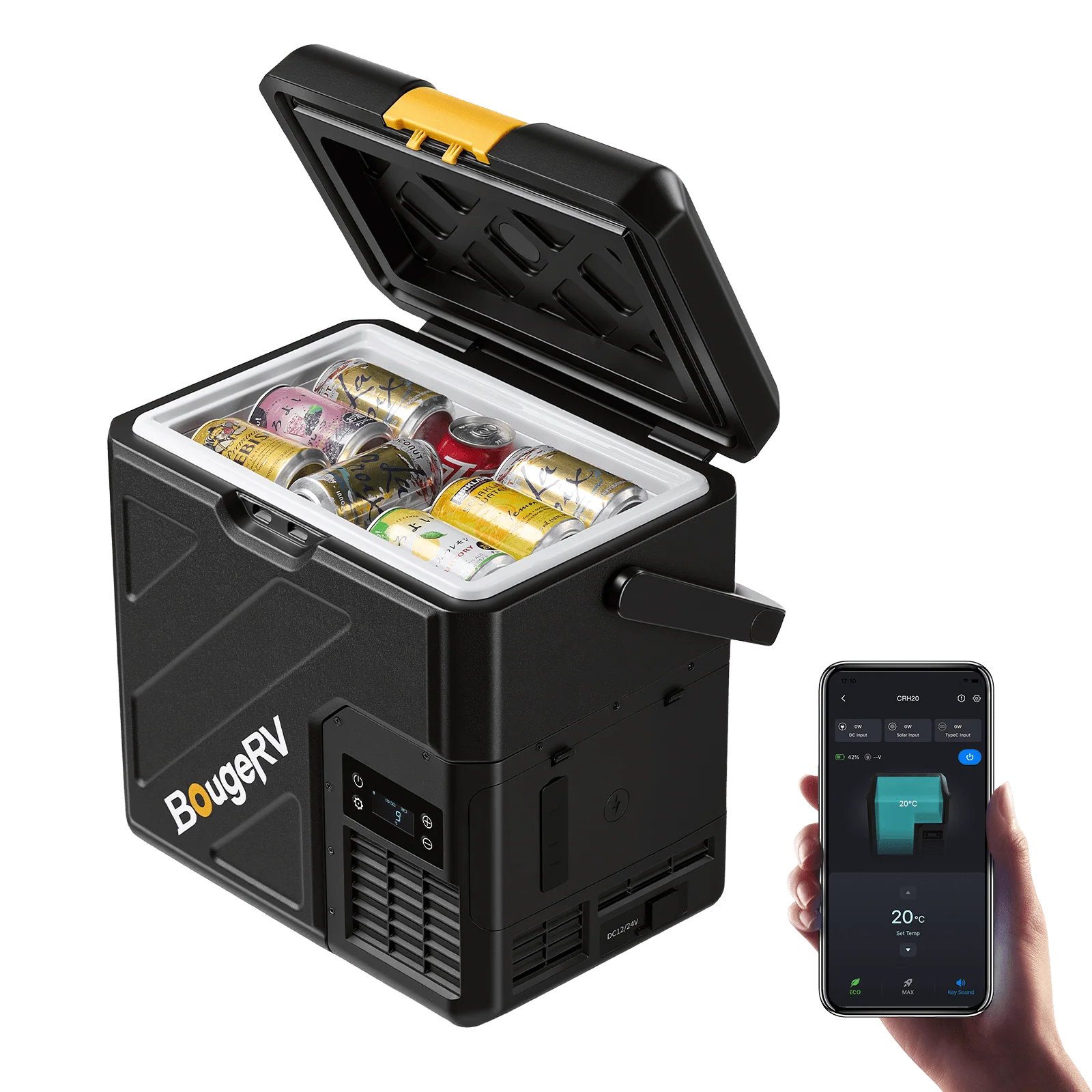 BougeRV Neuer CRH20 20L 12V tragbarer Autokühlschrank - Image 13