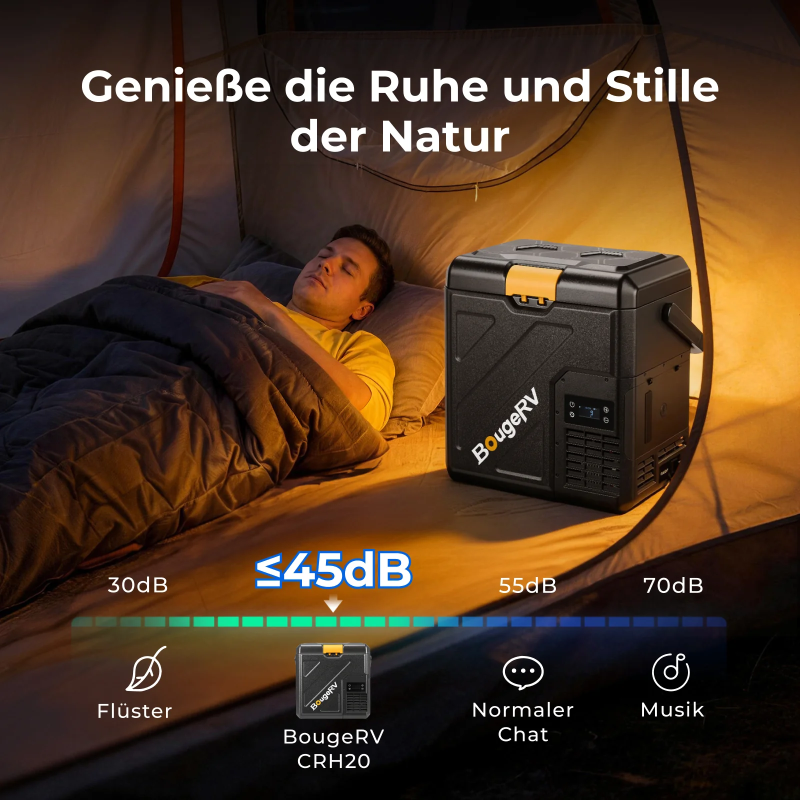 BougeRV Neuer CRH20 20L 12V tragbarer Autokühlschrank - Image 6