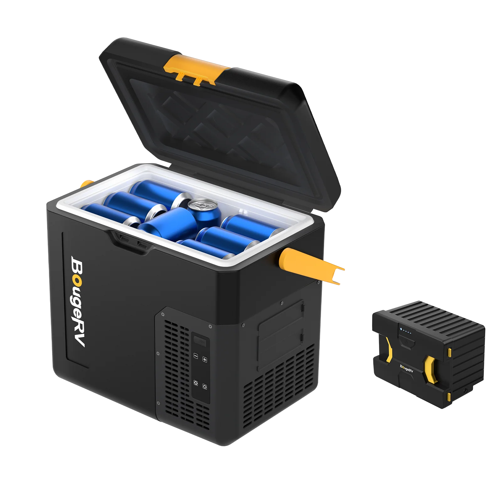 BougeRV CRH 18 Liter Tragbarer Auto Kühlschrank Schwarz mit 173Wh Batterie - Image 7