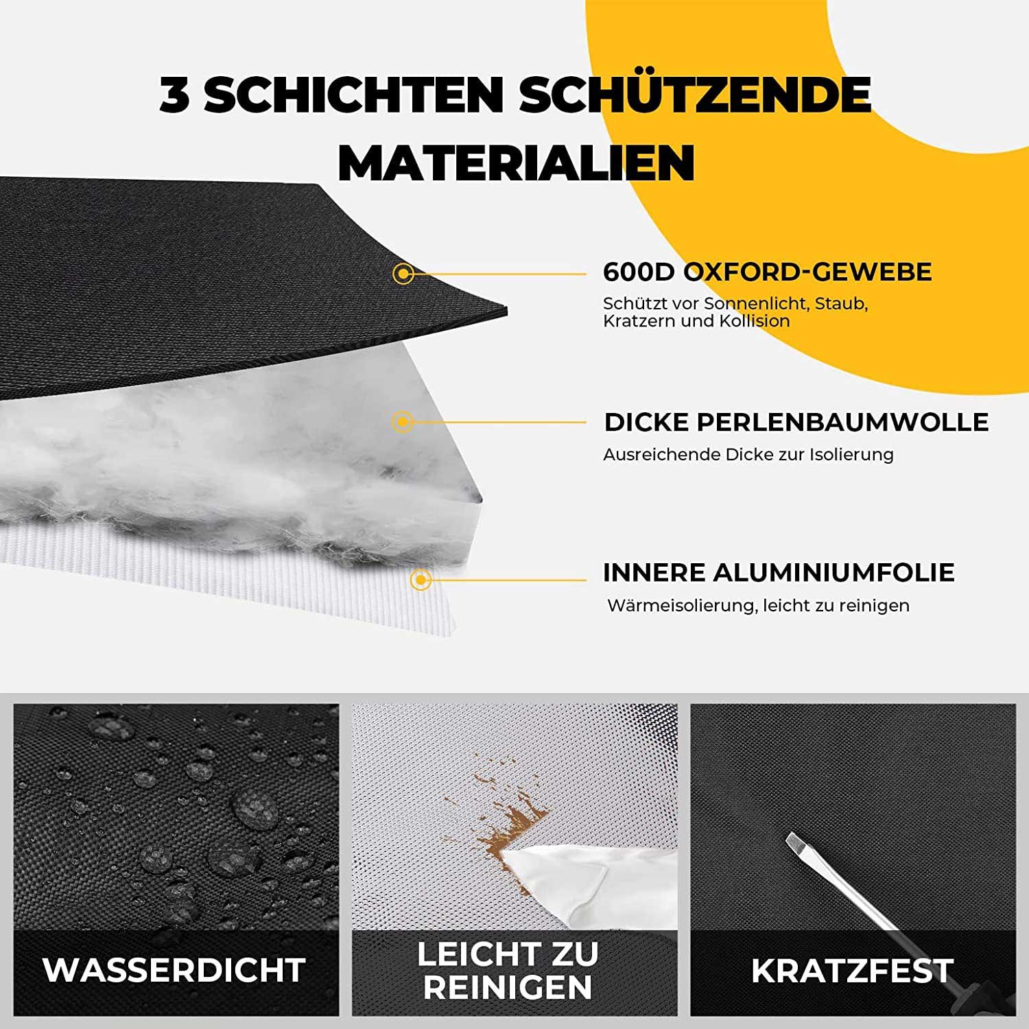 BougeRV 35L 600D Tragtasche für Dual-Zone-Kühlschrank wasserdichte & Kratzfeste - Image 4