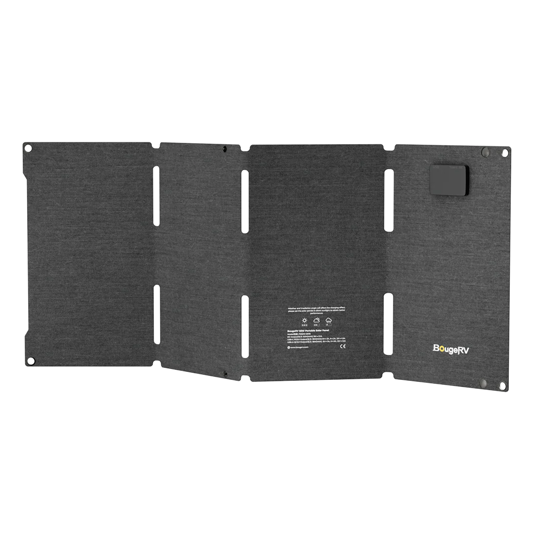 BougeRV 50W Flexibles Tragbares Solarpanel aus Fiberglas - Image 3