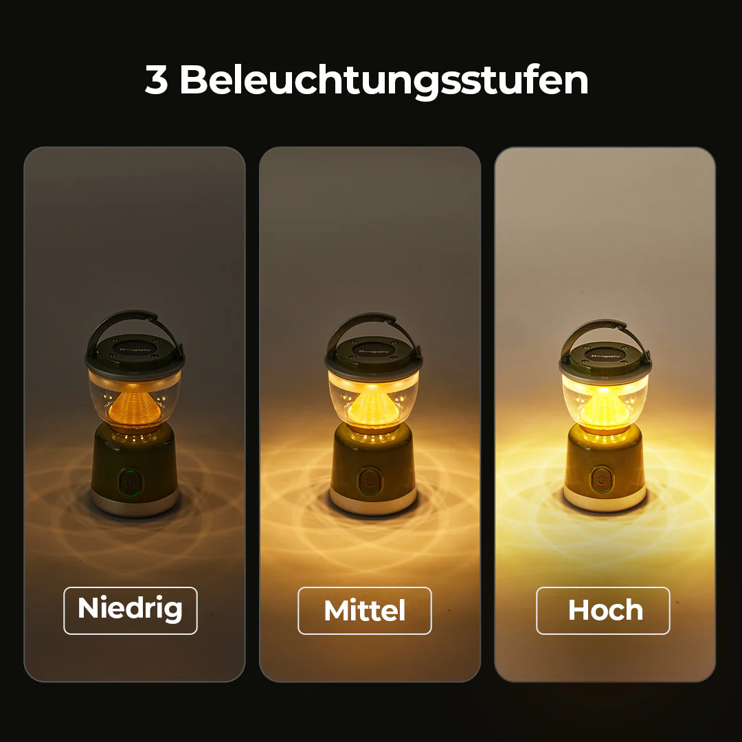 BougeRV AL07 Wiederaufladbare Campinglampe Ambient-Leuchte - Image 3