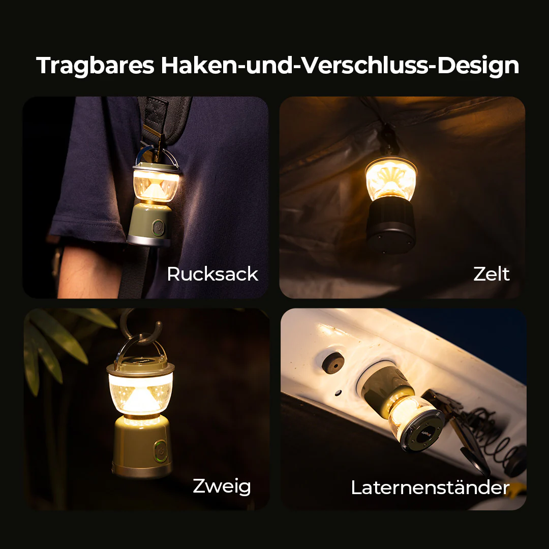 BougeRV AL07 Wiederaufladbare Campinglampe Ambient-Leuchte - Image 6