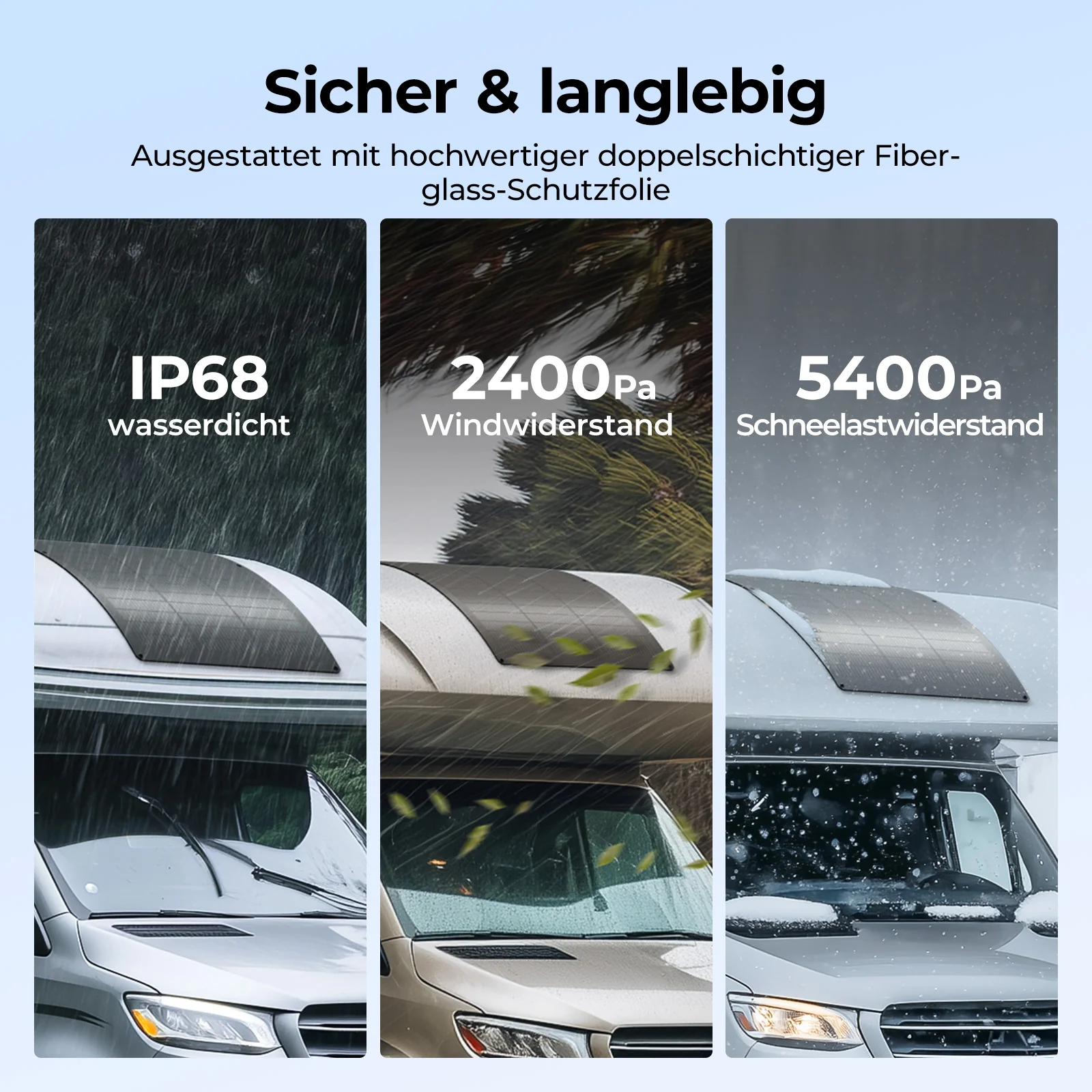 BougeRV Arch Pro 100W N-Typ TOPCon flexibles Solarpanel (12/24V kompatibel) - Image 9
