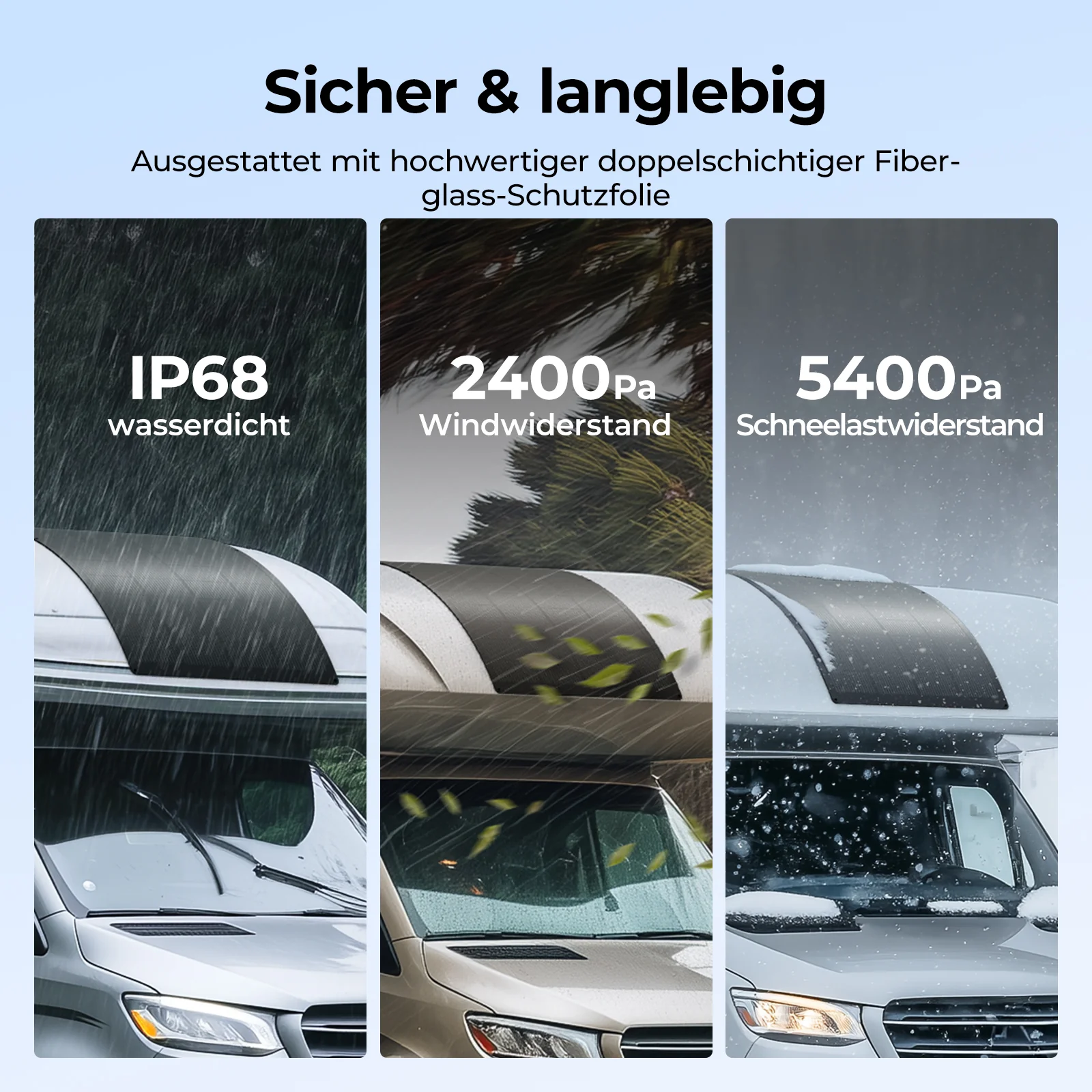 BougeRV Arch Pro 200W N-Typ TOPCon flexibles Solarpanel (12/24V kompatibel) - Image 6