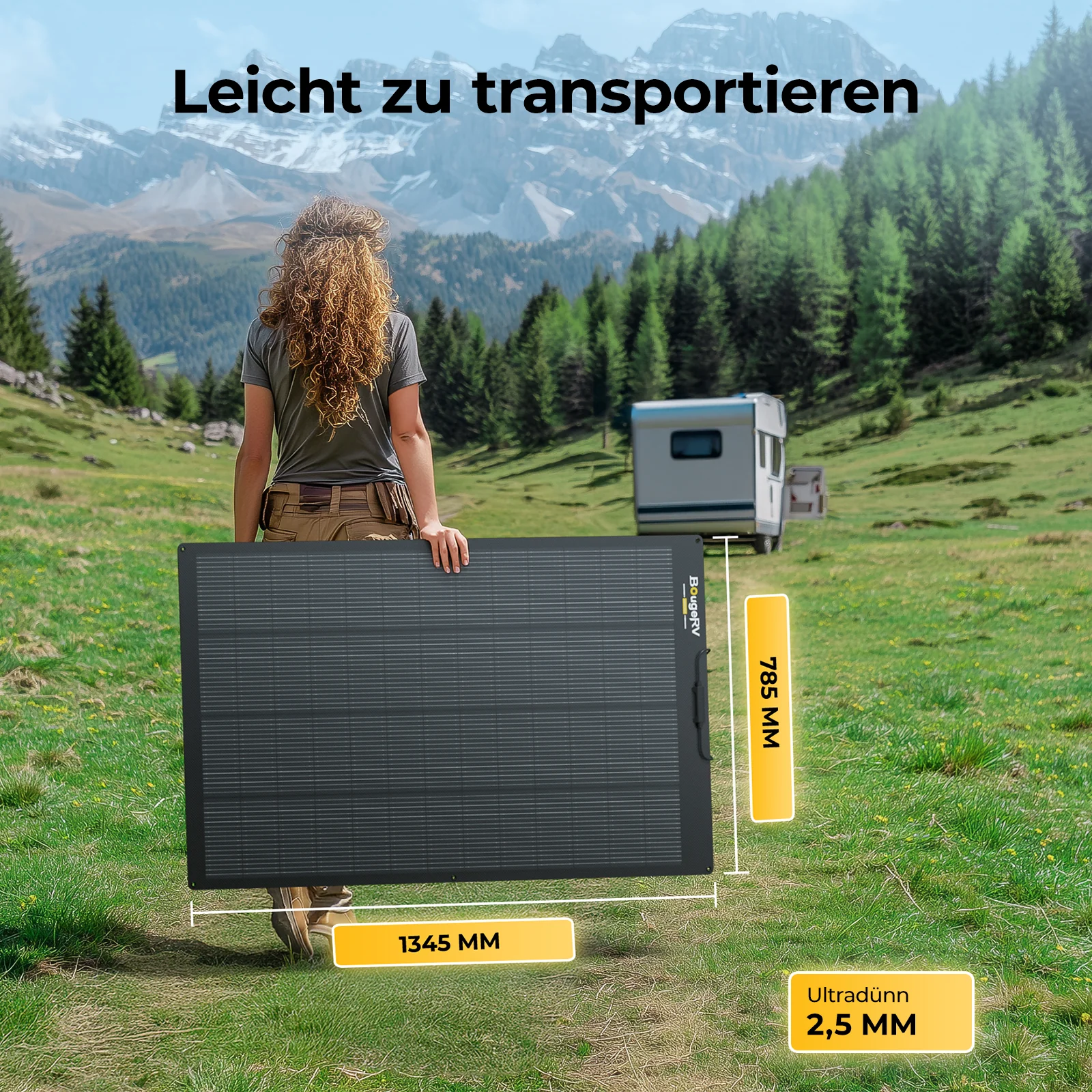 BougeRV Arch Pro 200W N-Typ TOPCon flexibles Solarpanel (12/24V kompatibel) - Image 9