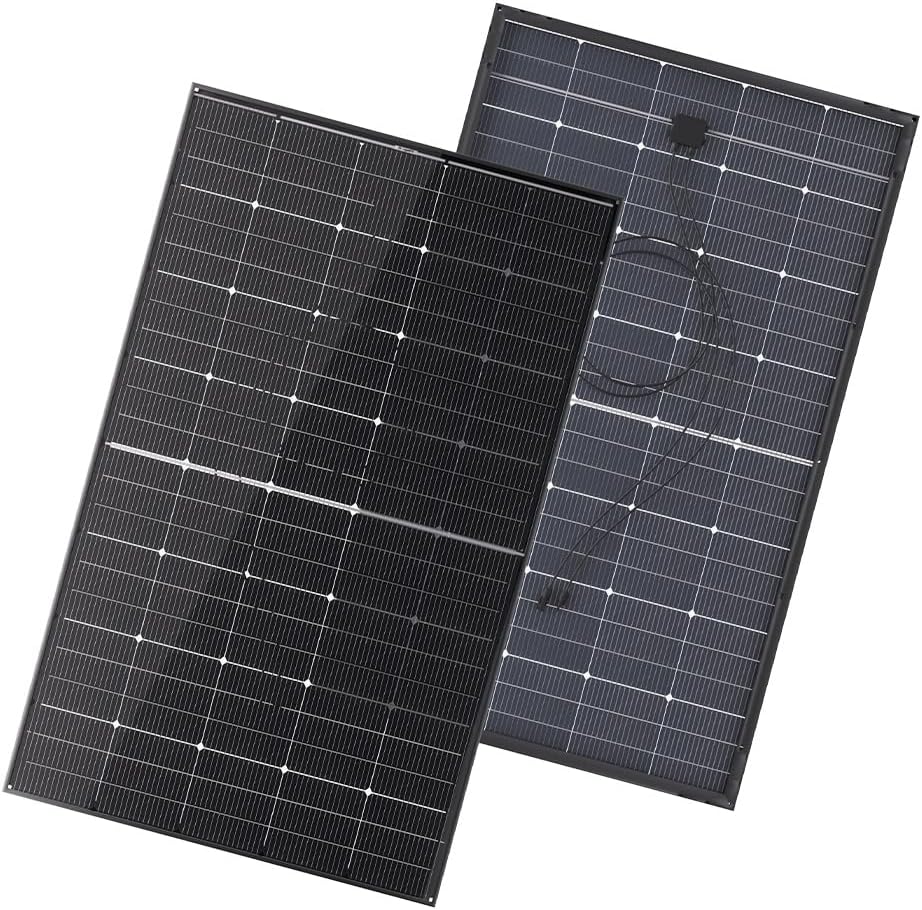 BougeRV 200 Watt Schattenverträgliches N-Typ-Mono-Solarpanel