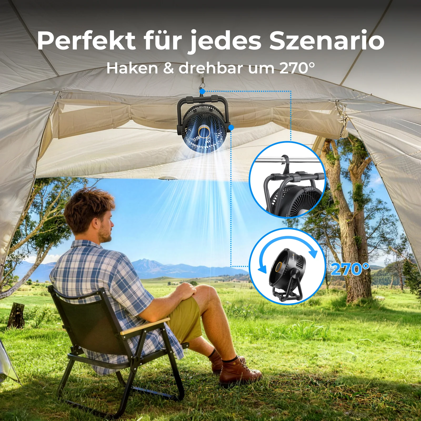 BougeRV F01 Tragbarer Außenventilator - Image 10