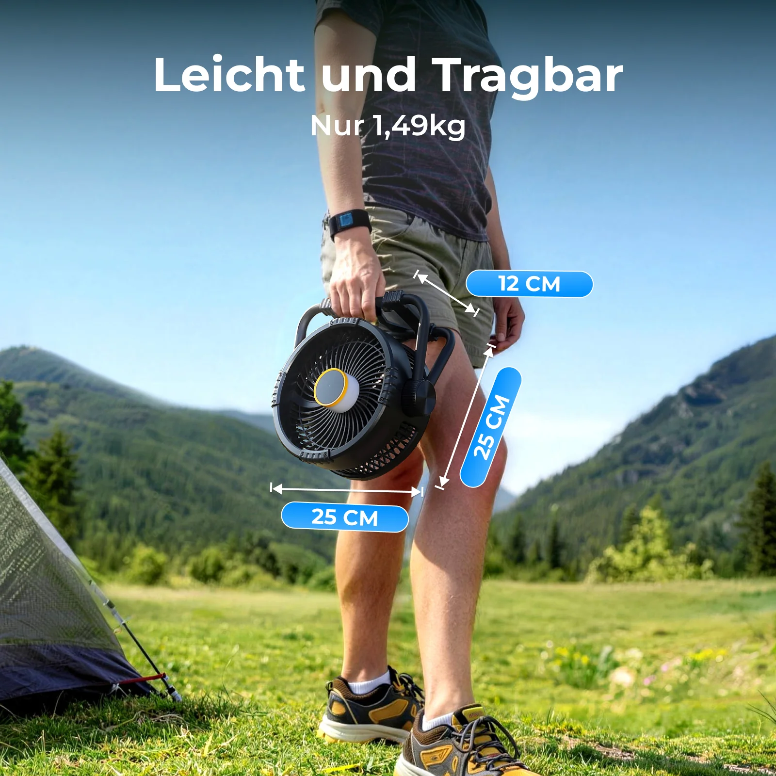 BougeRV F01 Tragbarer Außenventilator - Image 7