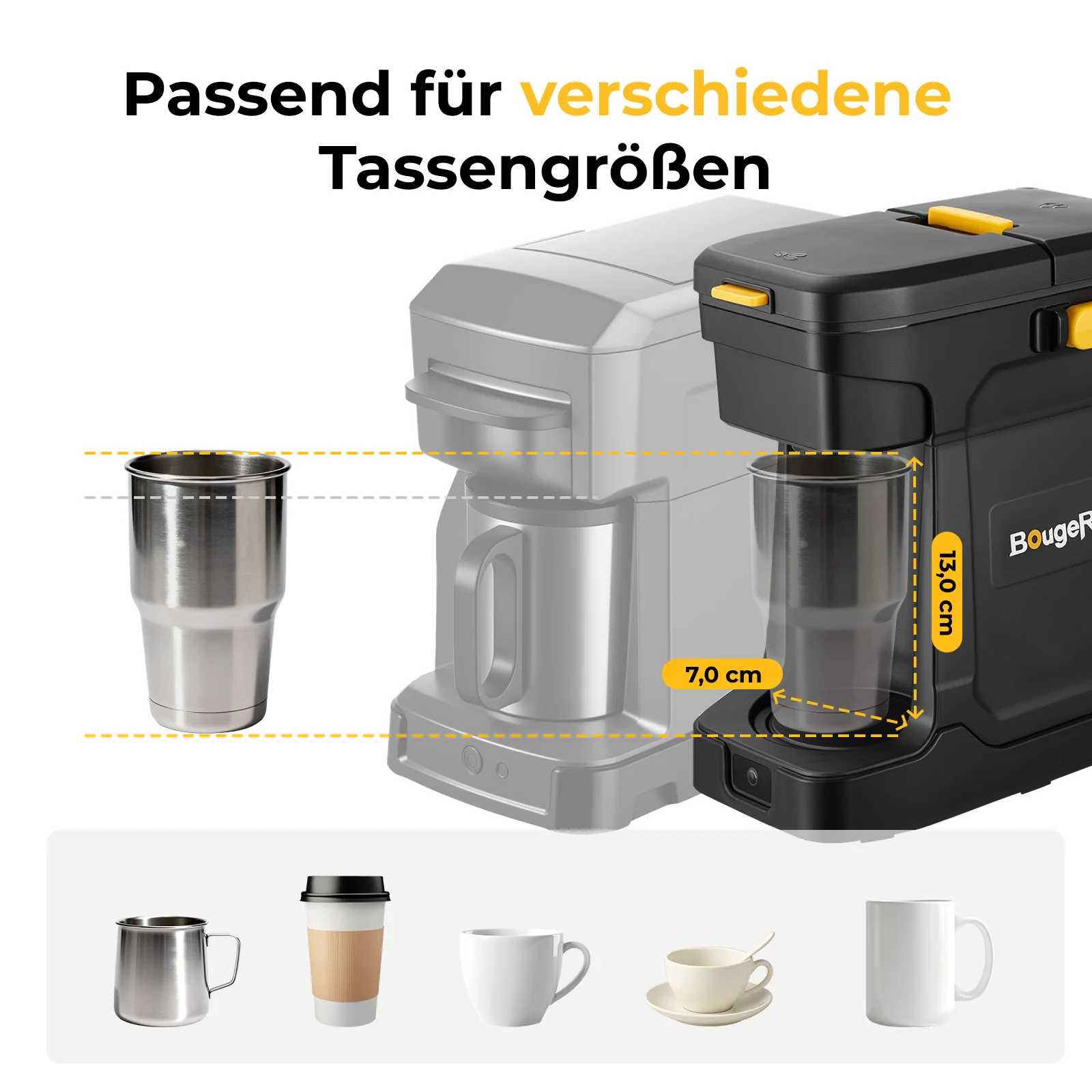 BougeRV mobile Kaffeemaschine mit 144Wh Akku - Image 10