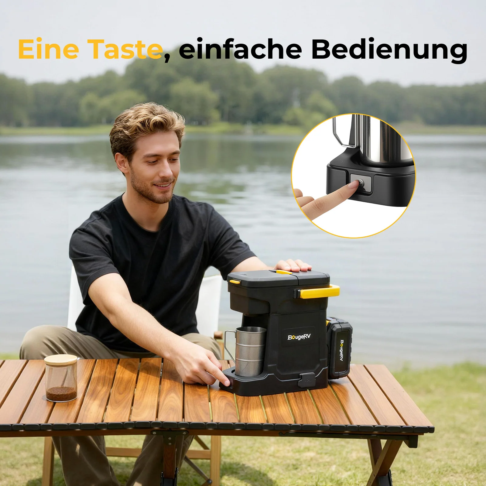 BougeRV mobile Kaffeemaschine mit 144Wh Akku - Image 8