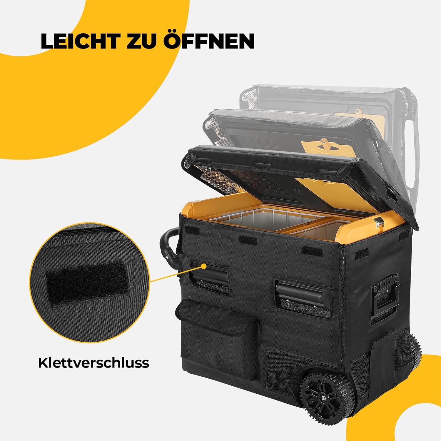 BougeRV CRD 55L 600D Tragtasche für Dual-Zone-Kühlschrank wasserdichte & Kratzfeste - Image 6
