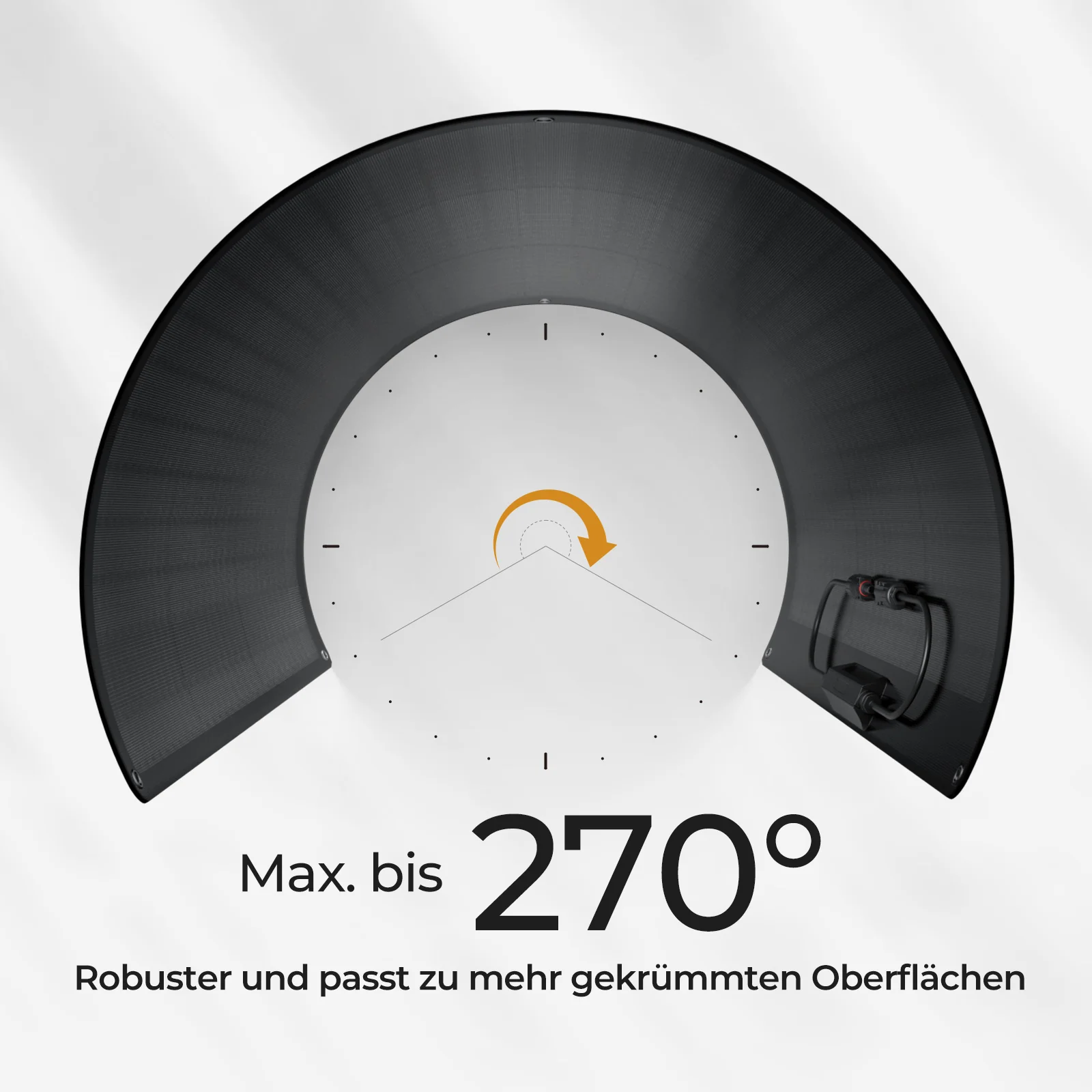 BougeRV Arch 200W Flexible Glasfaser 10BB Hocheffizient Solarpanel - Image 6