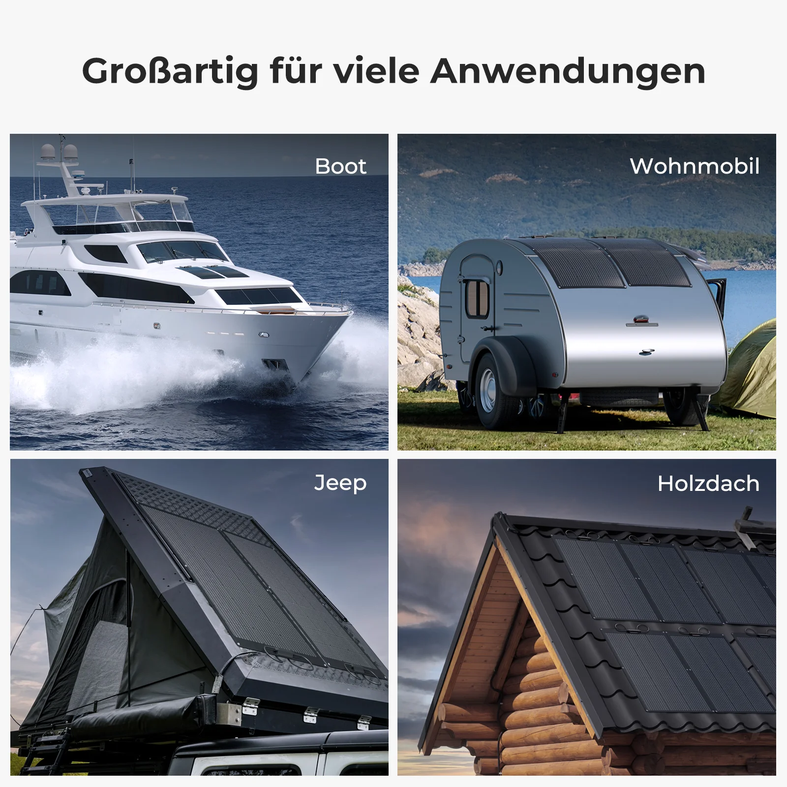 BougeRV Arch 200W Flexible Glasfaser 10BB Hocheffizient Solarpanel - Image 9
