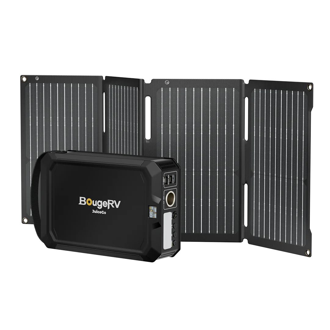 BougeRV JuiceGo 240Wh Reiner Sinus Solargenerator Tragbare Powerstation - Image 9