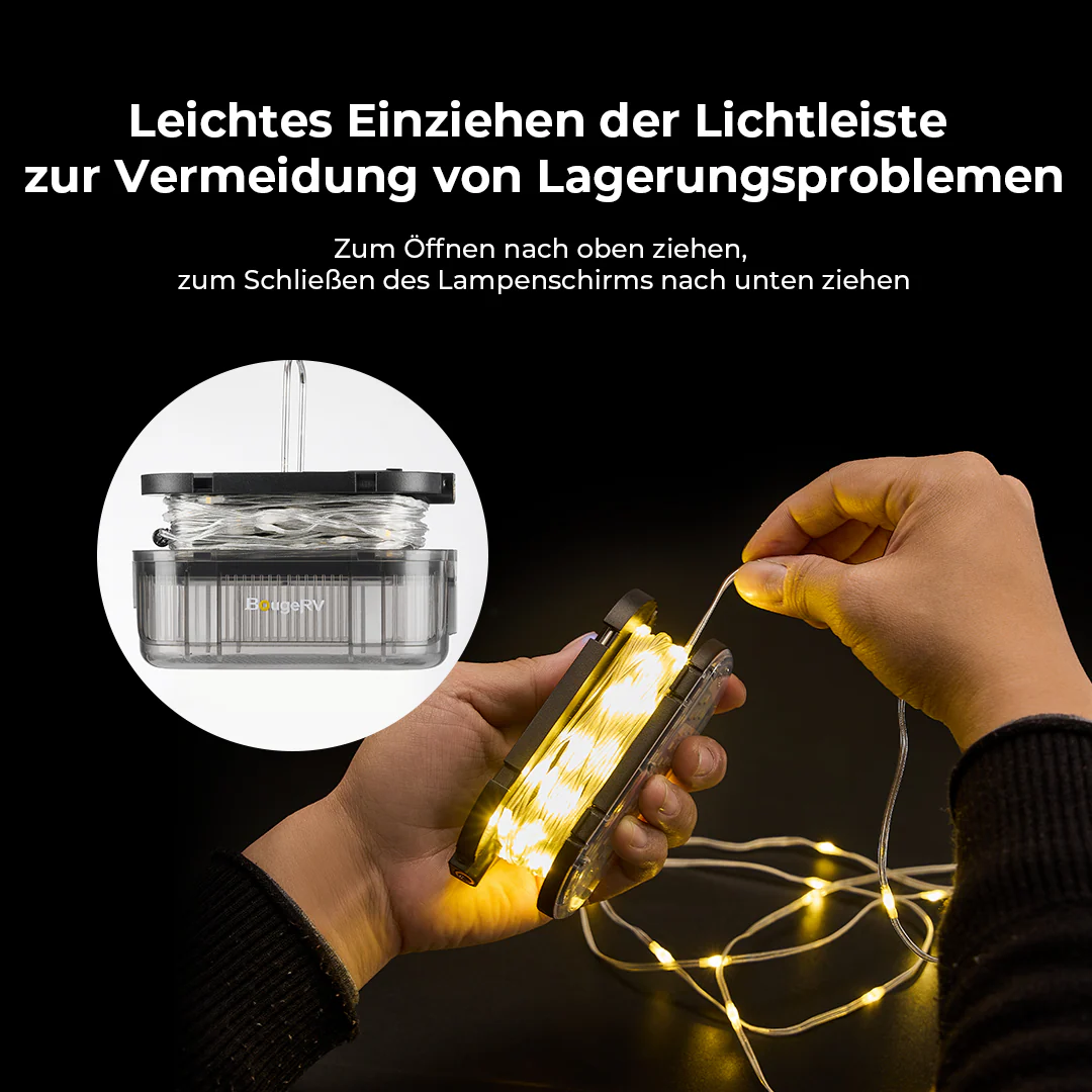 BougeRV Outdoor Camping Lantern Atmosphäre Lichterkette - Image 3