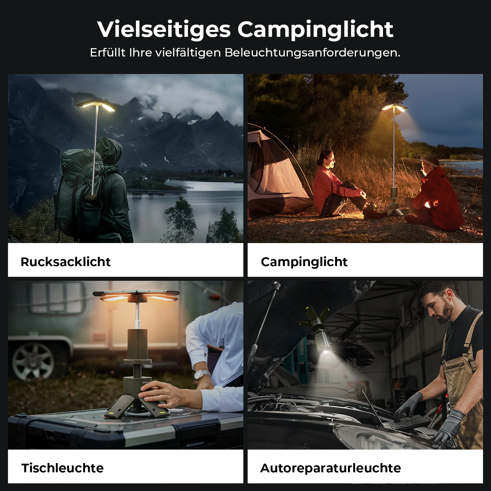 BougeRV Outdoor Tragbar Campinglampe Faltbare - Image 8