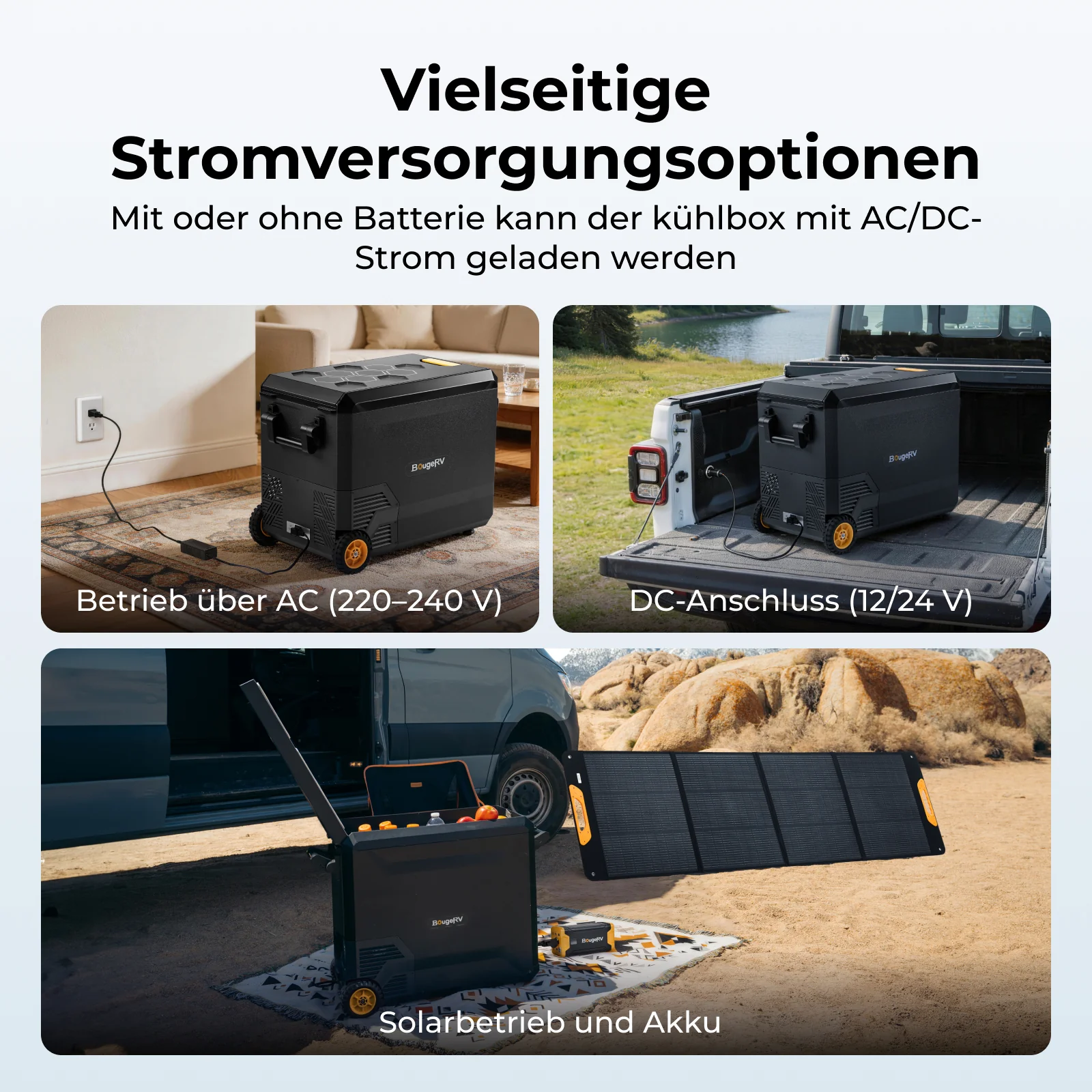 BougeRV Neuer ASPEN S50 12V 47 L tragbarer Kühlschrank (Mit Rollen) - Image 7