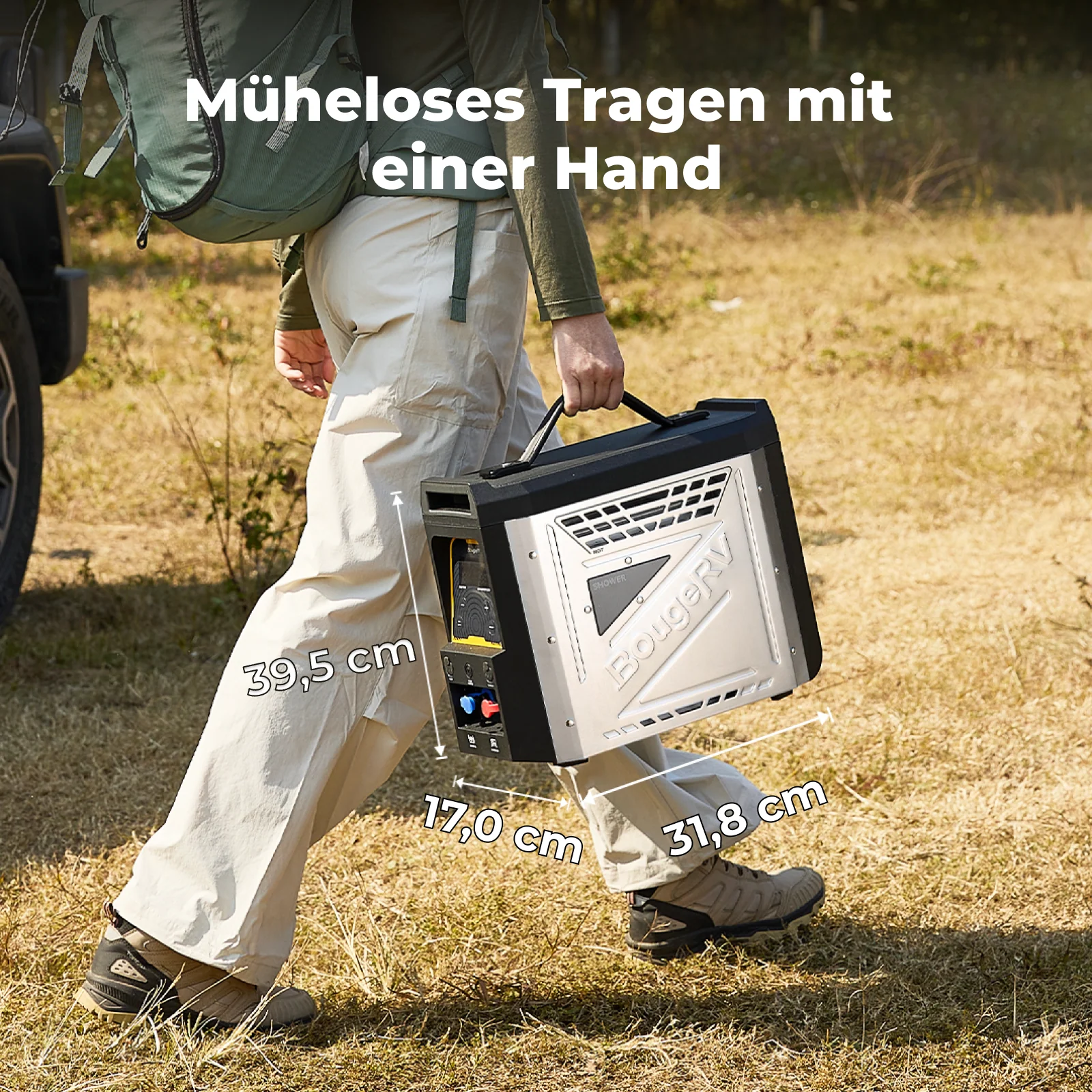BougeRV Neuer tragbarer Propangas-Wassererhitzer für Campingzwecke im Freien - Image 6