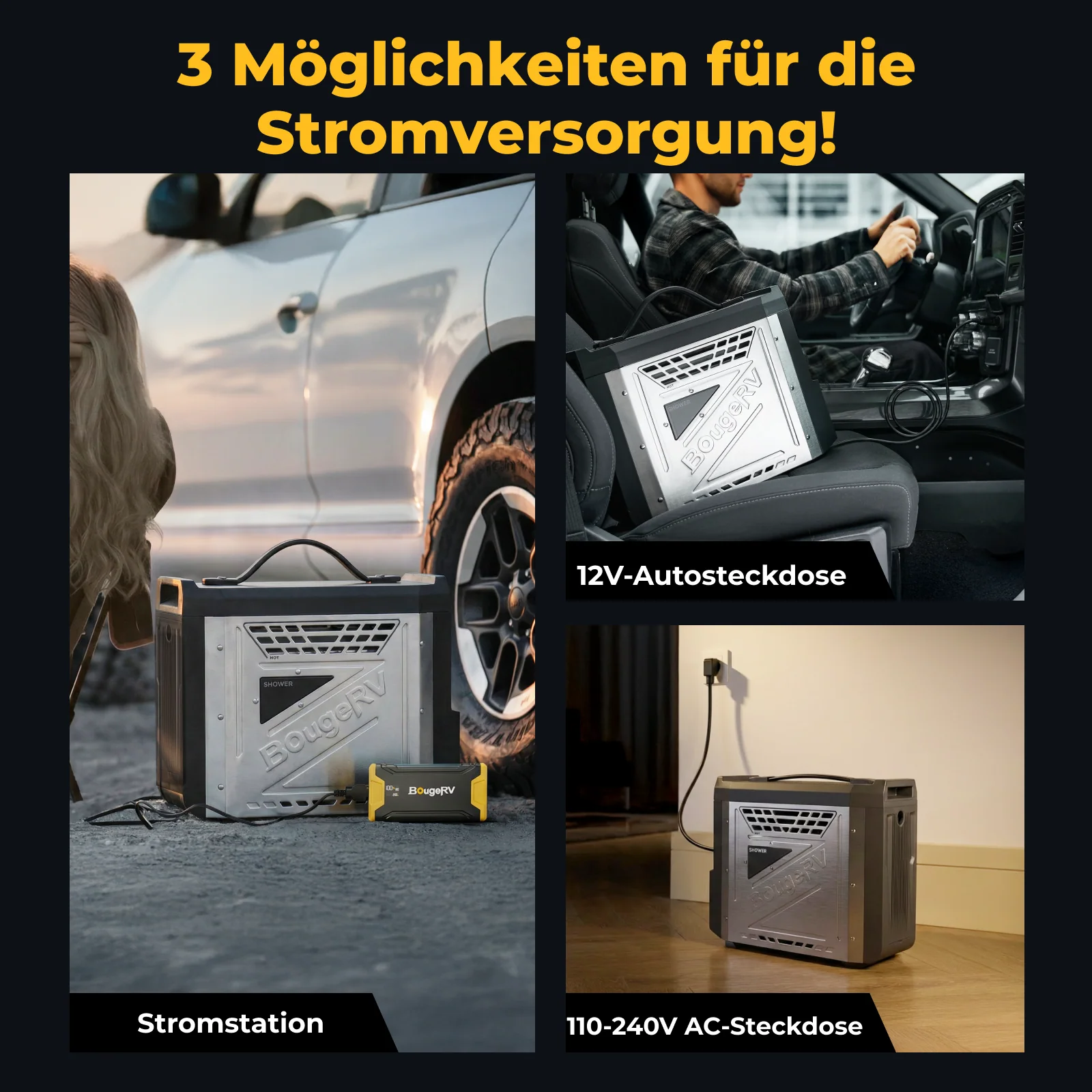 BougeRV Neuer tragbarer Propangas-Wassererhitzer für Campingzwecke im Freien - Image 9
