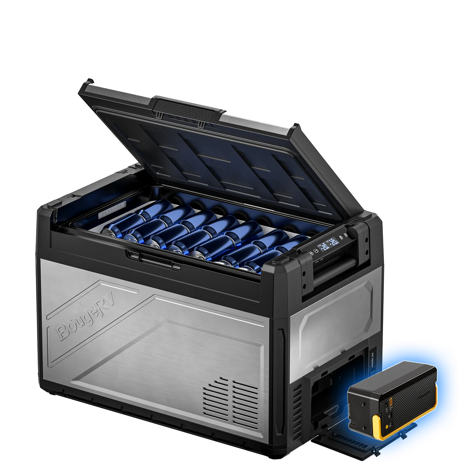 BougeRV New Rocky V3.0 52 L 12-V-Autokühlschrank mit zwei Temperaturzonen - Image 10