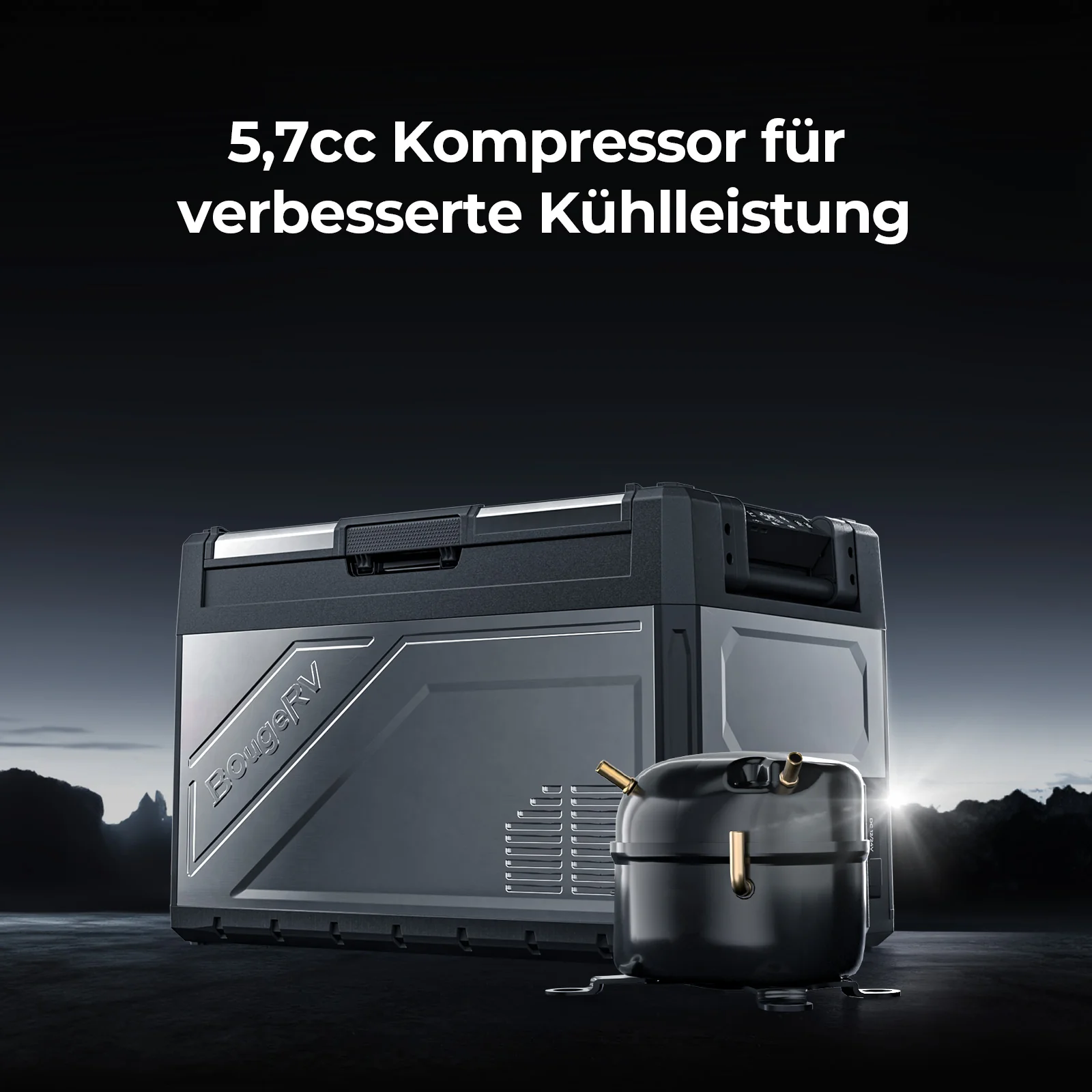 BougeRV New Rocky V3.0 52 L 12-V-Autokühlschrank mit zwei Temperaturzonen - Image 5