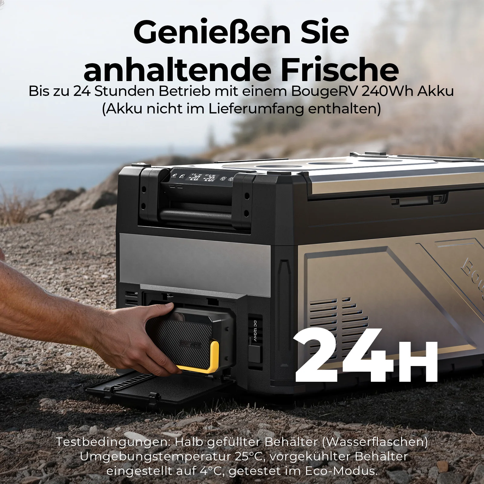 BougeRV New Rocky V3.0 52 L 12-V-Autokühlschrank mit zwei Temperaturzonen - Image 6