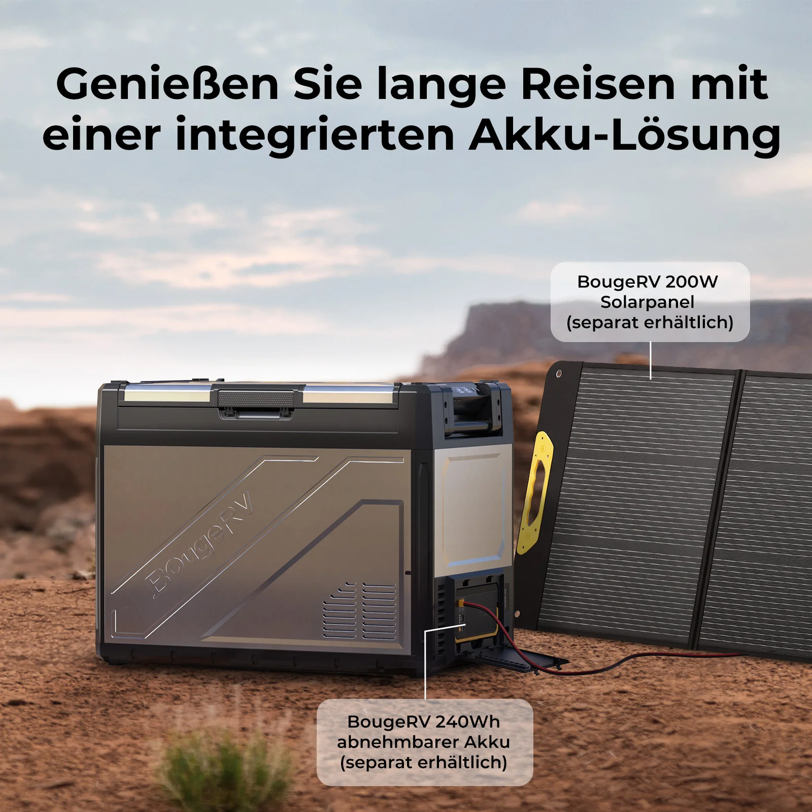 BougeRV Neu Rocky V3.0 65 L Zwei Zonen 12V Kompressor Kühlbox Auto - Image 8