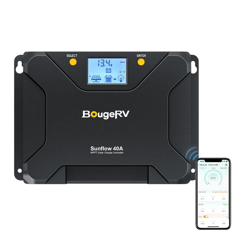 BougeRV Sunflow 40A MPPT Solar-Laderegler 12V/24V - Image 3