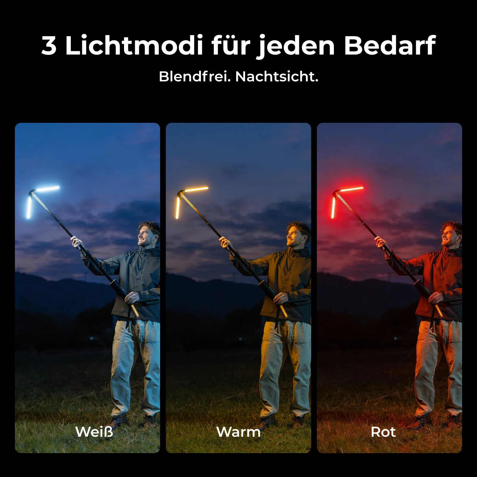 BougeRV Neue T1 tragbare teleskopische Campinglampe - Image 11