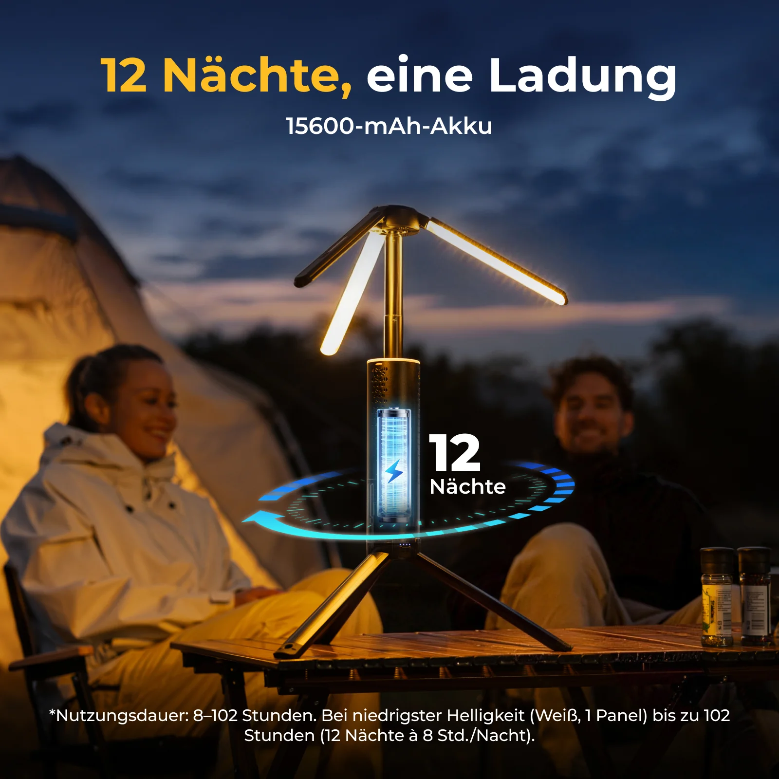 BougeRV Neue T1 tragbare teleskopische Campinglampe - Image 3