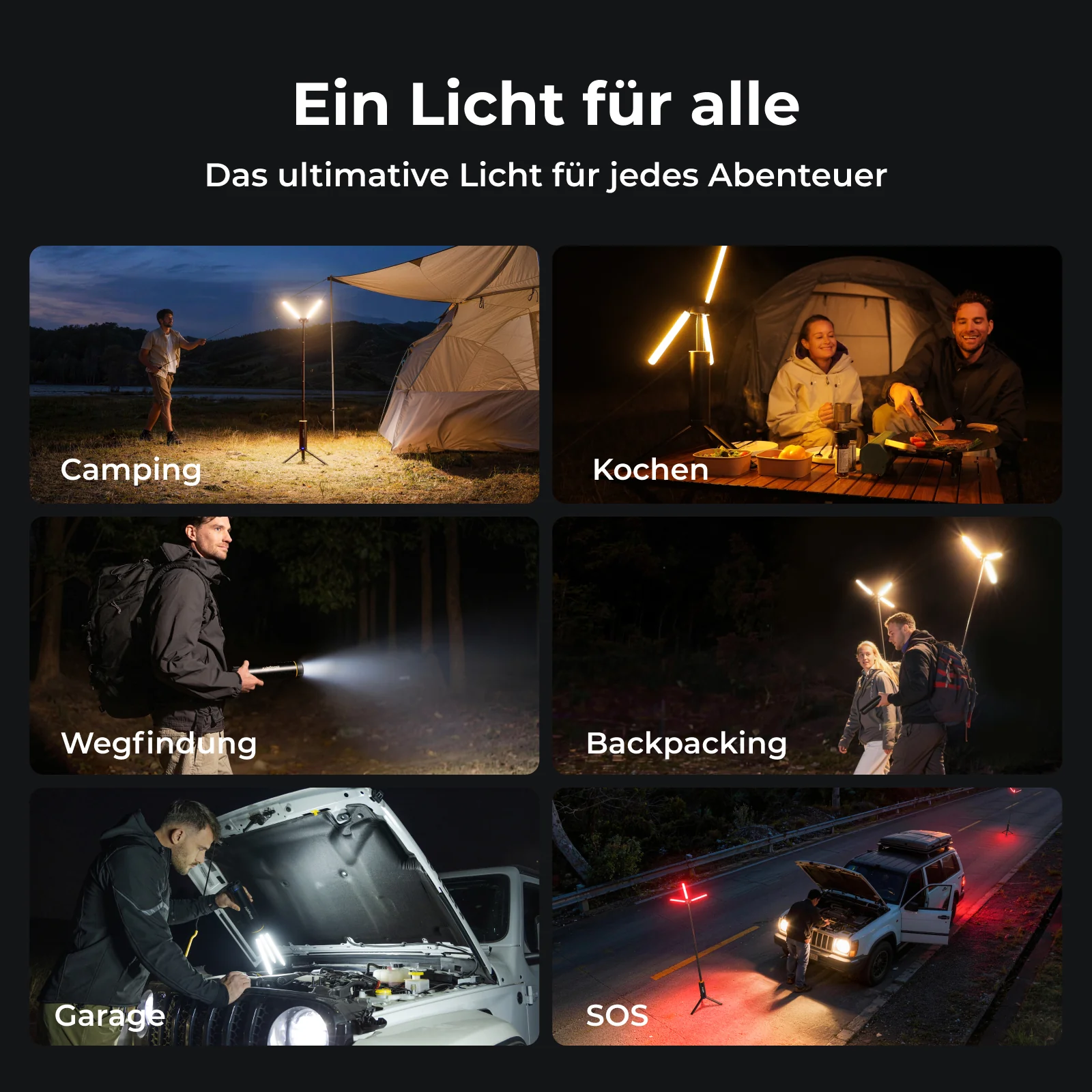 BougeRV Neue T1 tragbare teleskopische Campinglampe - Image 7