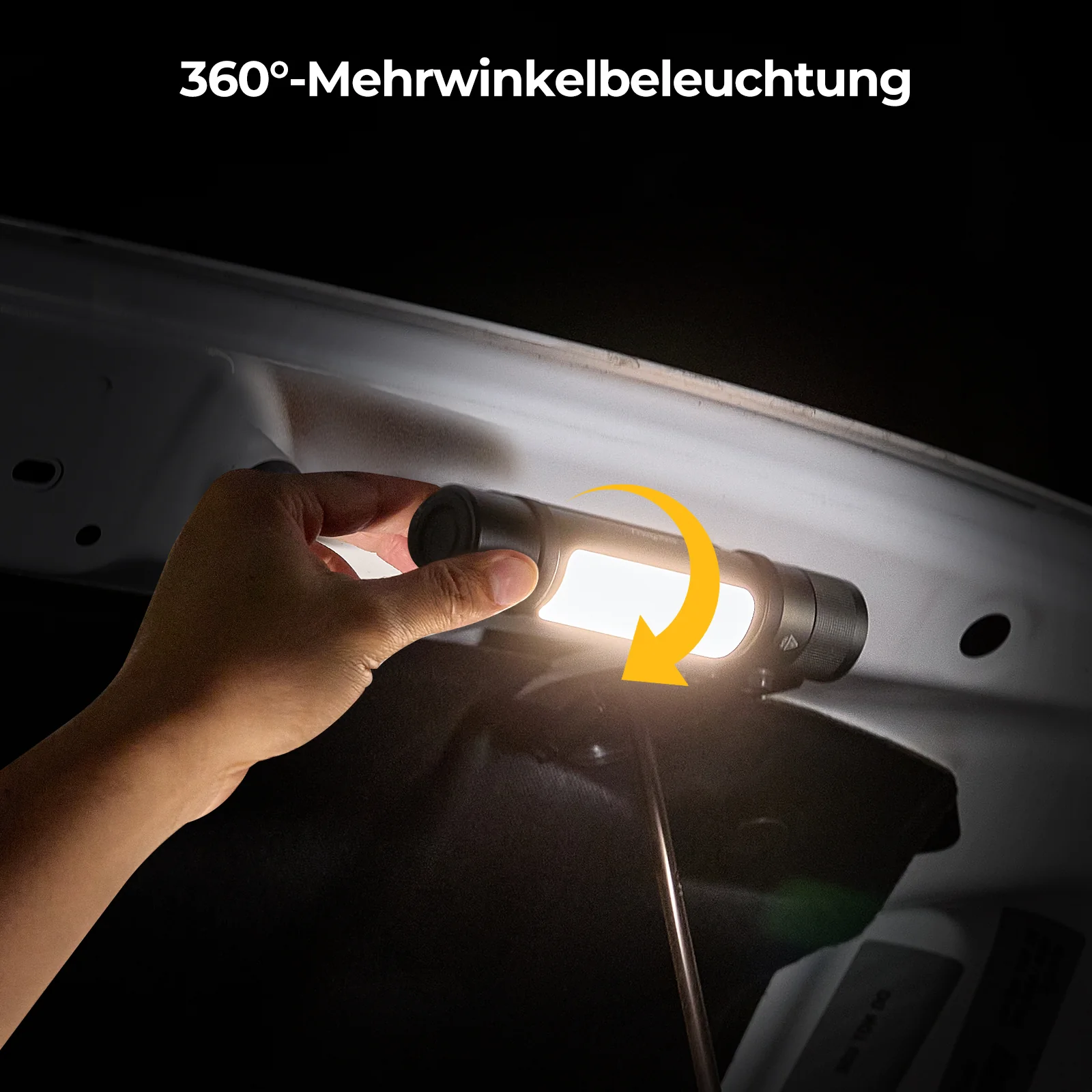 BougeRV AL01 Verstellbare Camping Taschenlampe Outdoor Notlicht - Image 6